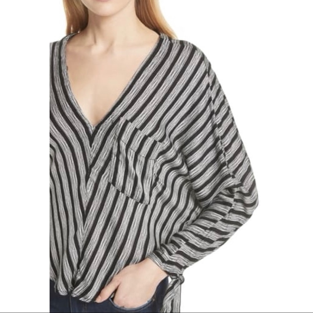 *SALE* Free People Morning Stripe Dolman Top Size Medium fair condition